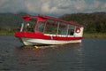 Excursion boat on Rio Tarcoles near Tarcoles in Costa Rica