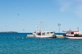 Excursion boats for Brijuni, Croatia
