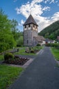 Old cemetery chapel on graveyard Royalty Free Stock Photo