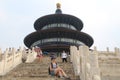 Excursion to the Temple of Heaven, one of the symbols of Beijing.