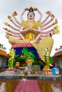 Excursion to the temple of Wat Plai Laem on the island Samui