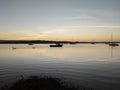 The Exe estuary near Lympstone in Devon Royalty Free Stock Photo