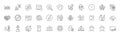 Execute, Calendar and Recovery data line icons. For web app, printing. Line icons. Vector