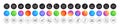 Execute, Search and Teamwork line icons. For web app, printing. Round icon buttons. Vector