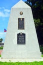 Execution Place of 3 priest martyrs sign in Rizal Park, Manila, Philippines