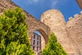 Executioner\'s Tower and medieval arch in Segorbe, Spain Royalty Free Stock Photo
