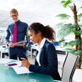 Executive business people team meeting at office Royalty Free Stock Photo