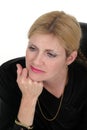 Executive Business Woman Thinking Royalty Free Stock Photo