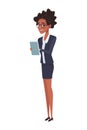 Executive businesswoman cartoon