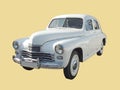 Executive car of 1950s fastback GAZ-M20 Pobeda version II Royalty Free Stock Photo