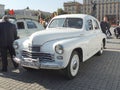 Executive car of 1950s fastback GAZ-M20 Pobeda version II Royalty Free Stock Photo