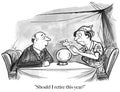 Executive consults crystal ball for retirement