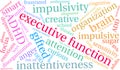 Executive Function ADHD Word Cloud