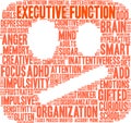 Executive Function Word Cloud