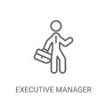 Executive Manager icon. Trendy Executive Manager logo concept on Royalty Free Stock Photo