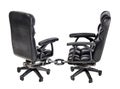 Executive Office Chairs Shackled Together