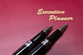 Executive Planner And Pen Series IV Royalty Free Stock Photo