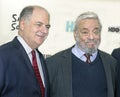 Stephen Sondheim and Frank Rich in New York City in 2014