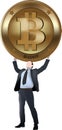 Executive successfully raises bitcoin symbol