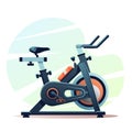 Exercise bike for sports. Equipment for a fitness room. Cardio tool