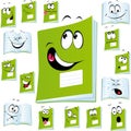 Exercise book cartoon Royalty Free Stock Photo