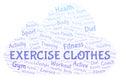 Exercise Clothes word cloud