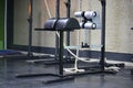 Exercise equipment in the gym