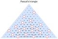 Exercise - fill in the missing values of Pascal\'s triangle