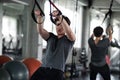 exercise straps for abdominal muscle in gym