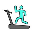 Exercise, treadmill icon