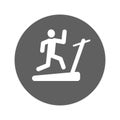 Exercise, treadmill icon