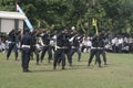 Exercise Unit Safety Officers Police Headquarters Building in Surakarta