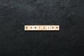 exercise word written on wood block. exercise text on table, concept