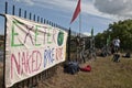 Exeter holds Naked Bike Ride.