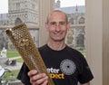 Exeter Olympic Torchbear Paul Giblin Royalty Free Stock Photo