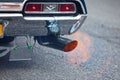 Exhaust Blows Royalty Free Stock Photo