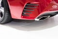 Exhaust fumes pipe of a car Royalty Free Stock Photo