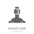 Exhaust hood icon. Trendy Exhaust hood logo concept on white background from Electronic Devices collection Royalty Free Stock Photo