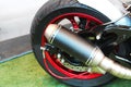 Exhaust pipe of the big bike