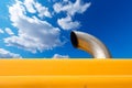 Exhaust Pipe on Blue Sky