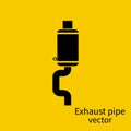 Exhaust pipe icon