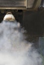 Exhaust pipe smoke car Royalty Free Stock Photo