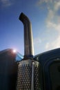 Exhaust pipe of a truck Royalty Free Stock Photo