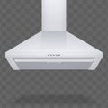 Exhaust range cooker hood