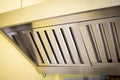 Exhaust systems, hood filters detail in a professional kitchen. Royalty Free Stock Photo