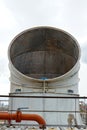 Exhaust vents of industrial air conditioning and ventilation unit Royalty Free Stock Photo