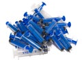 Exhausted syringes