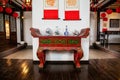 The exhibit - the traditional Chinese interior rooms, Chinese furniture