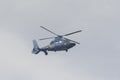 Exhibition of the air parade that takes place in the streets of Madrid and Spain on October 12. With planes, fighters, helicopters Royalty Free Stock Photo