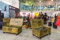 The exhibition Bikepark-2015. Royalty Free Stock Photo